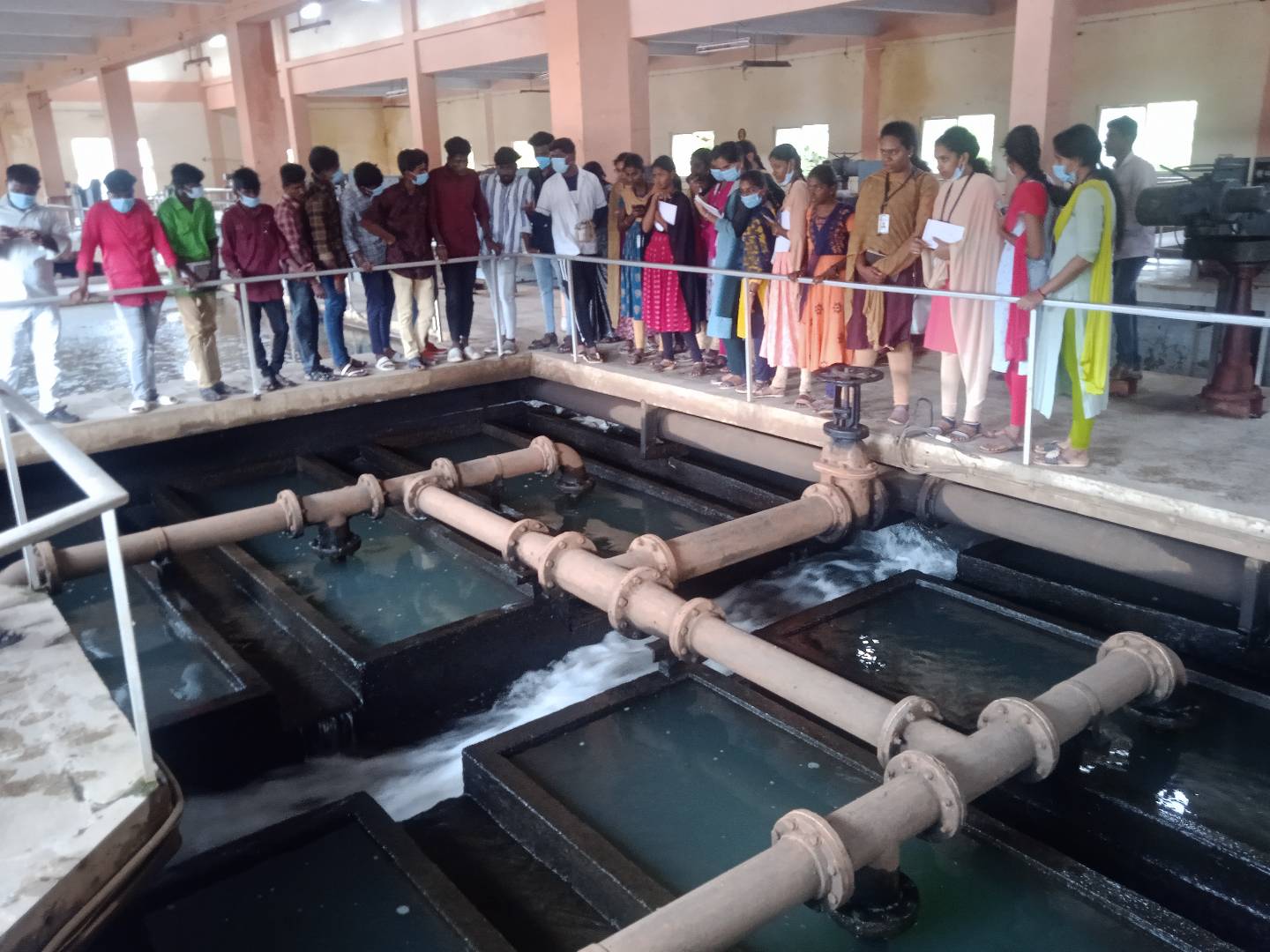 Exposure visit at Madurai water Treatment plant on 03.10.2023